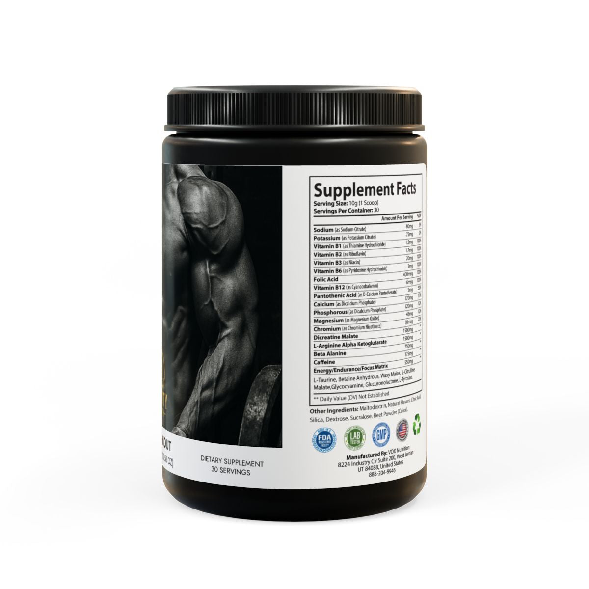 Pre-Workout Supplement, Watermelon (300g, 10.58oz)