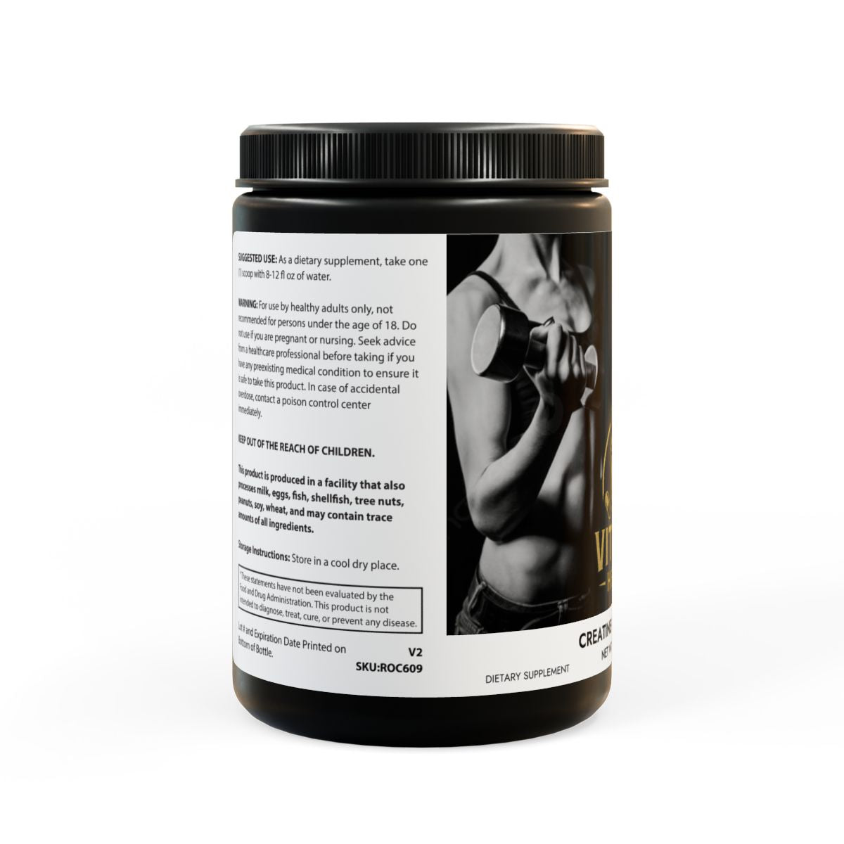 Creatine Monohydrate Supplement (300g, 10.58oz)