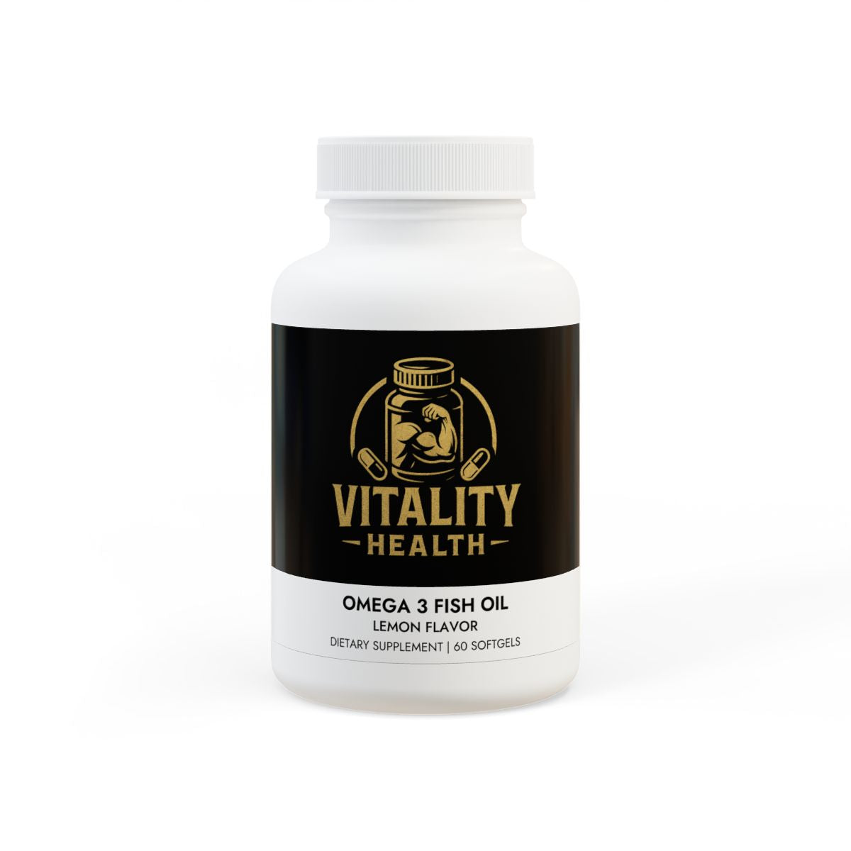 Omega 3 Fish Oil Supplement (60 Softgels)